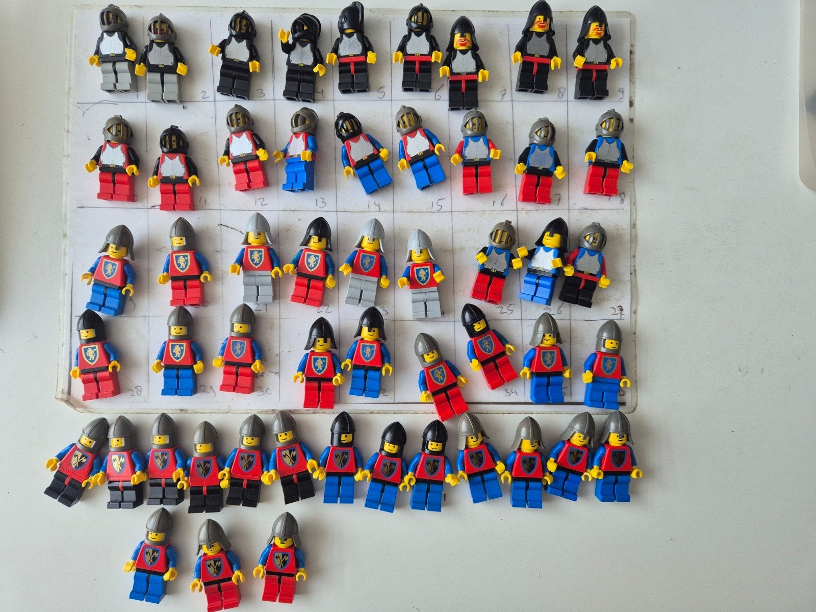 lego black knight vintage poppetjes ridder crusader lion, Ophalen of Verzenden, Nieuw