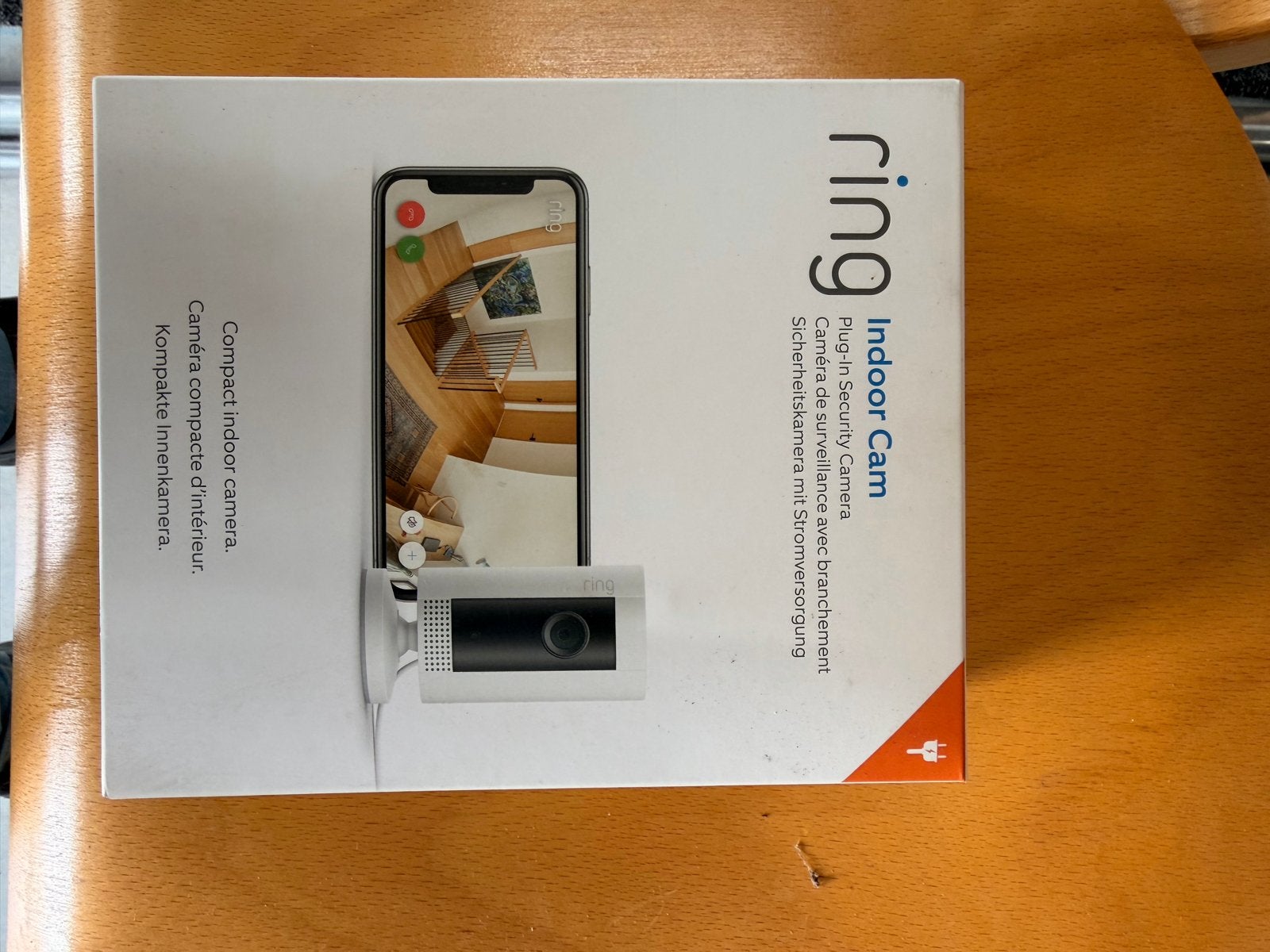Ring Indoor Cam - Compacte Beveiligingscamera, Ophalen, Zo goed als nieuw, Binnencamera