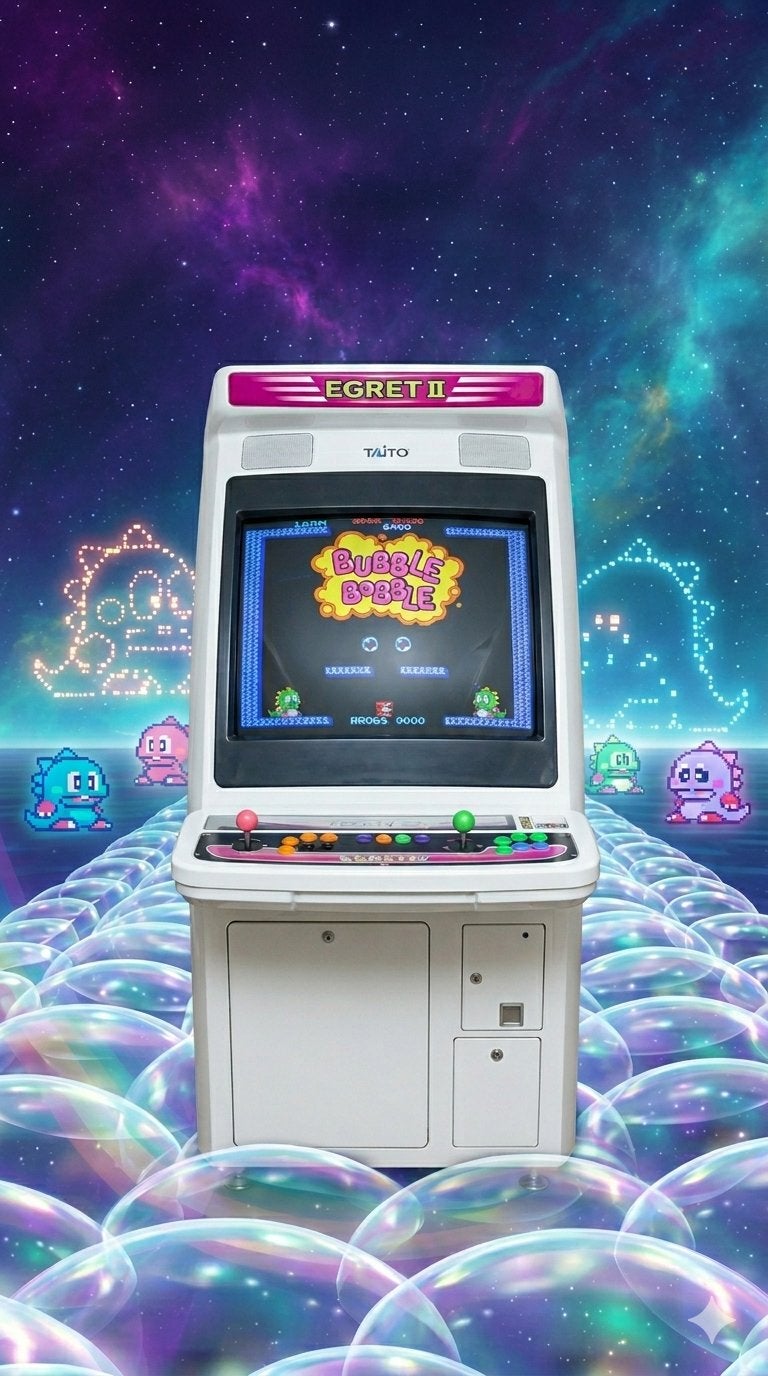 Taito Egret 2 II Candy Cap Arcade Original TOP Rotary CRT, Ophalen, Zo goed als nieuw