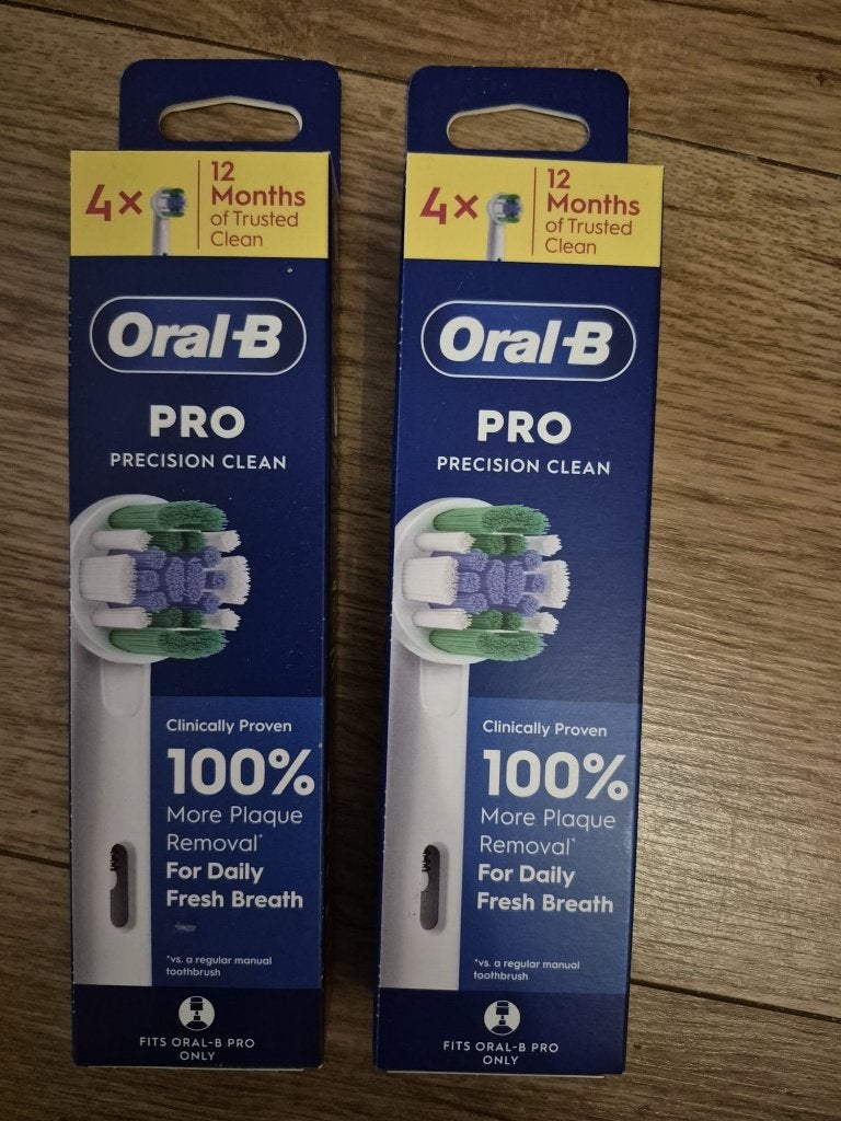 2x Oral-B Pro – 8 Originele Opzetborstels Nieuw, Ophalen of Verzenden, Nieuw, Opzetborstel