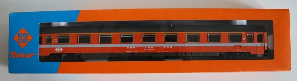 Roco 54236D Eurofima sneltrein rijtuig type Am SBB CFF FFS, Wisselstroom, Wagon, Ophalen of Verzenden, Zo goed als nieuw