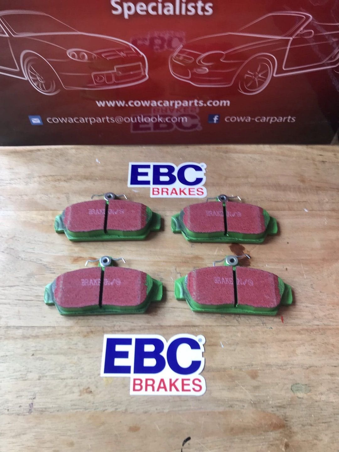 mg f mgf mg tf mgtf EBC GREENSTUFF remblokken standaard voor, -, -, Nieuw, Ophalen of Verzenden