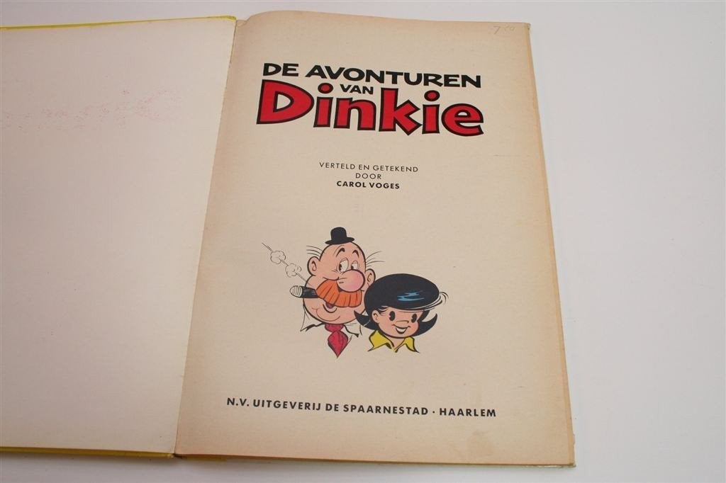 Dinkie\'s Avonturen [1966] — Kaperschip & Vliegend Tapijt, Eén stripboek, Ophalen of Verzenden, Gelezen