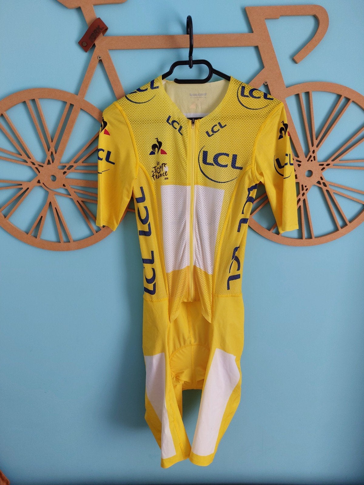 SNELPAK GELE TRUI TOUR DE FRANCE 2018 UNIEK VERZAMEL STUK, Ophalen of Verzenden, Overige typen