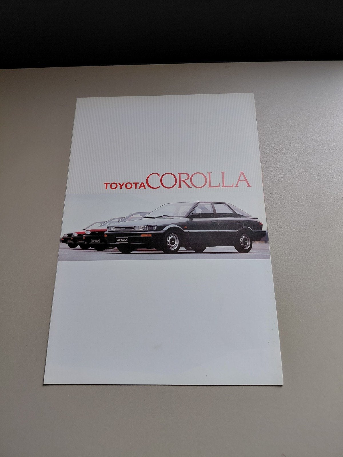 Toyota Corolla brochure - Jaren '80, Ophalen of Verzenden, Zo goed als nieuw, Toyota