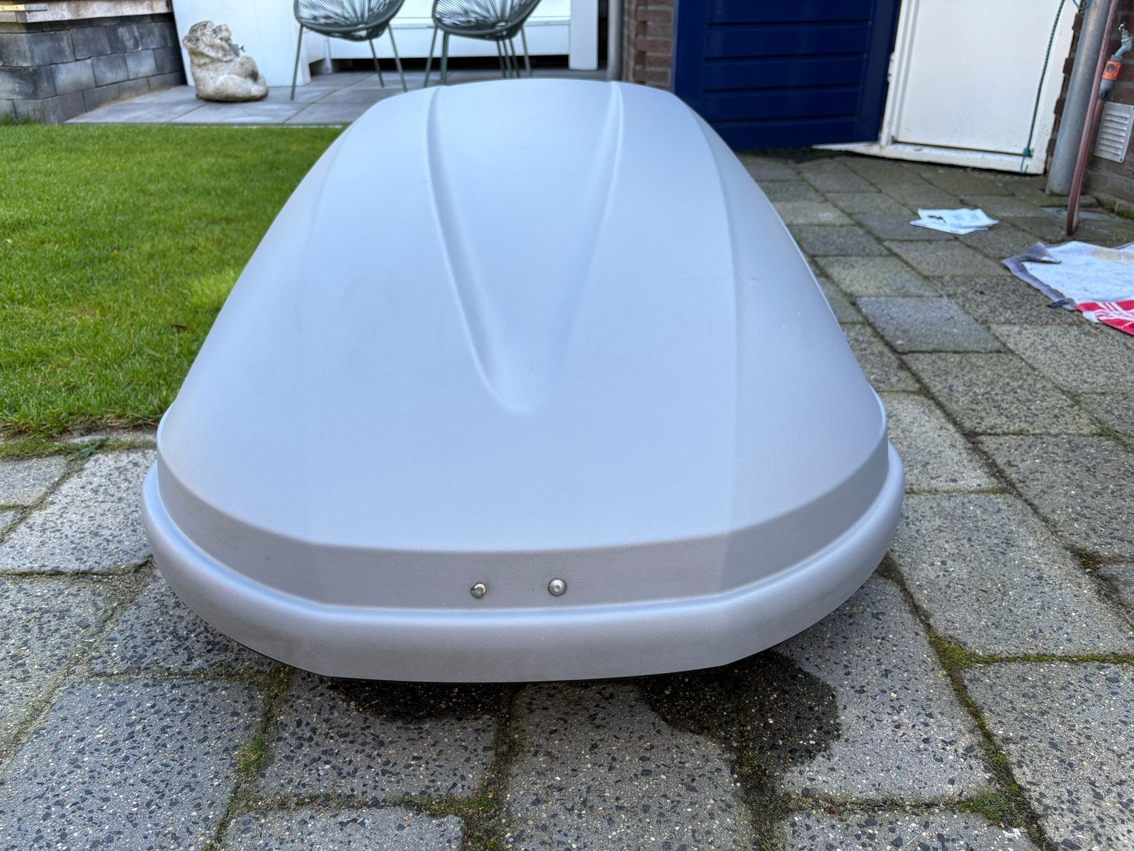 Thule Pacific 200 dakkoffer met dakdragers 180x80, Ophalen, Gebruikt