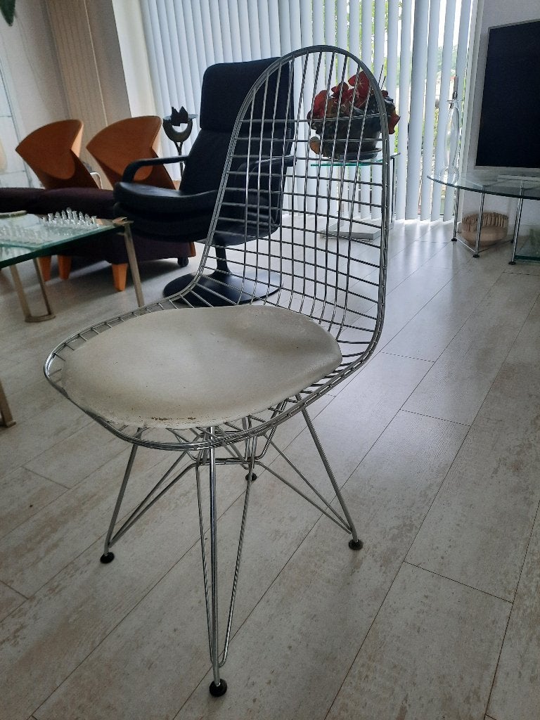 stoelen, Huis en Inrichting, Stoelen, Ophalen, Gebruikt, Wit, Metaal