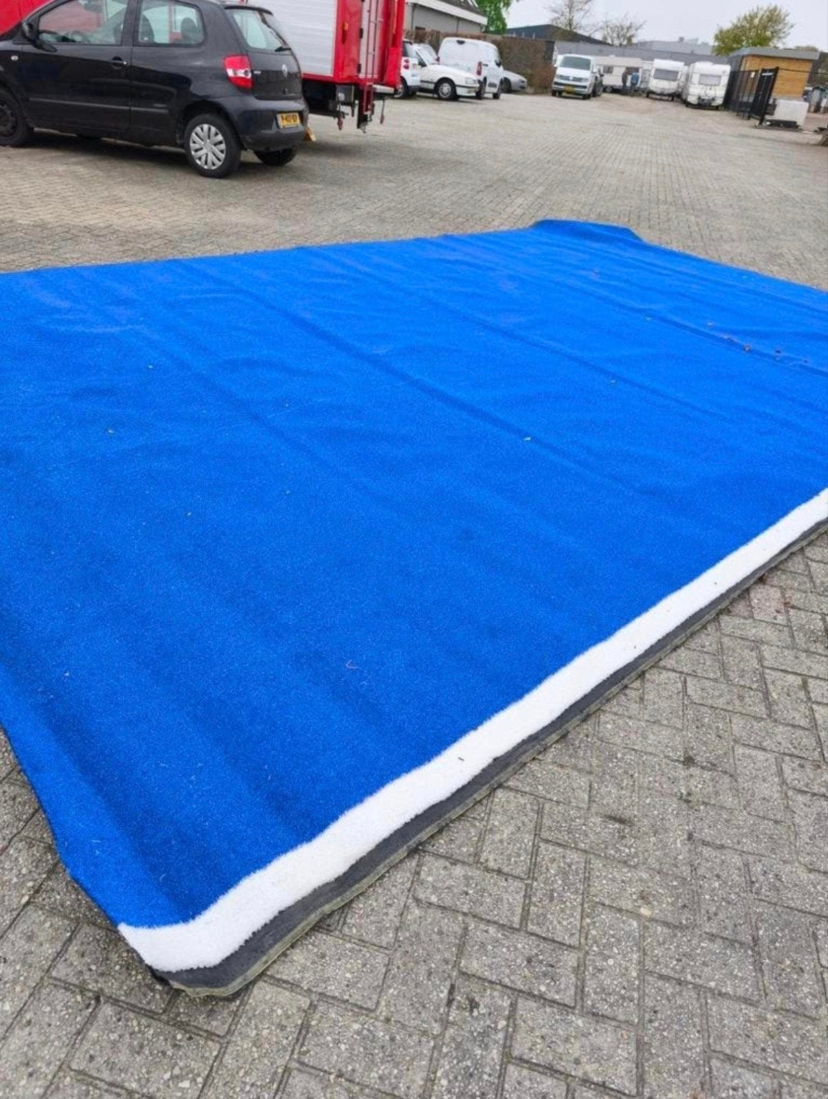 kunstgras nieuw 495x400 cm, 15 mm dik, Ophalen of Verzenden, Nieuw, 10 tot 20 m², Kunstgras