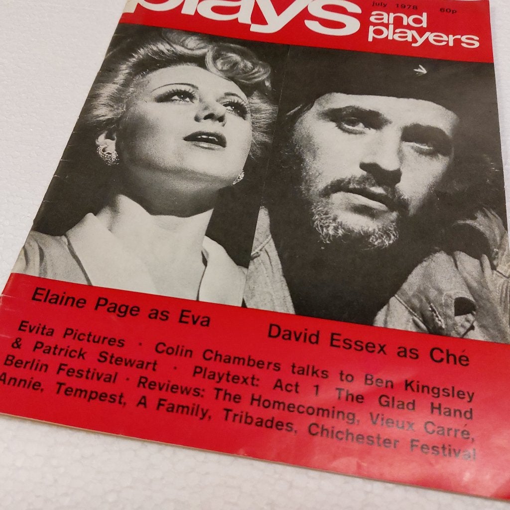 Evita Elaine Page David Essex MAGAZINE Plays & Players 1978, Gebruikt, Verzenden, NvT, Plays and Players