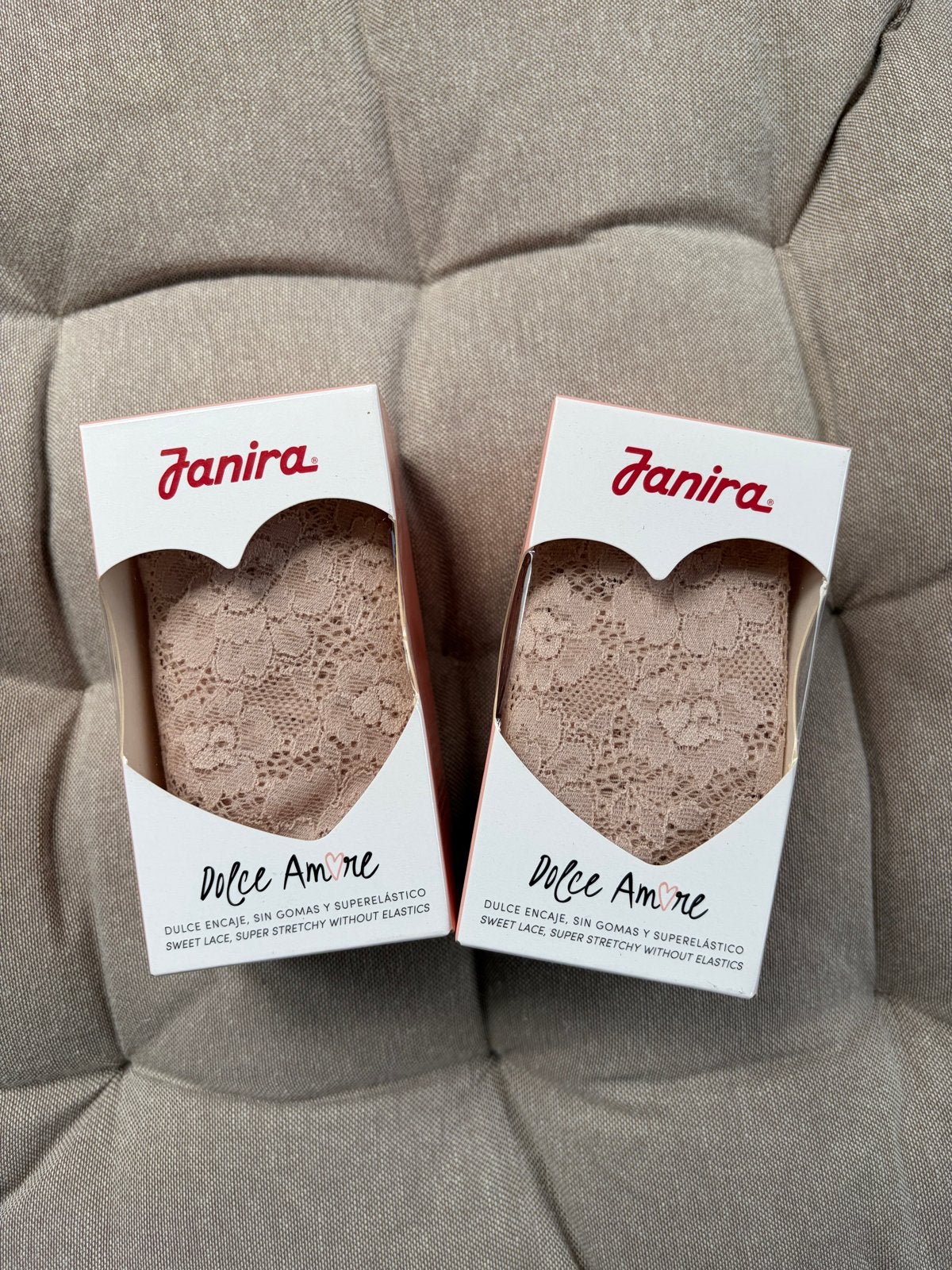 Janira Dolce Amore Shorty - 2 stuks kleur Dune maat S, Kleding | Dames, Ondergoed en Lingerie, Verzenden, Beige, Broekje of Short