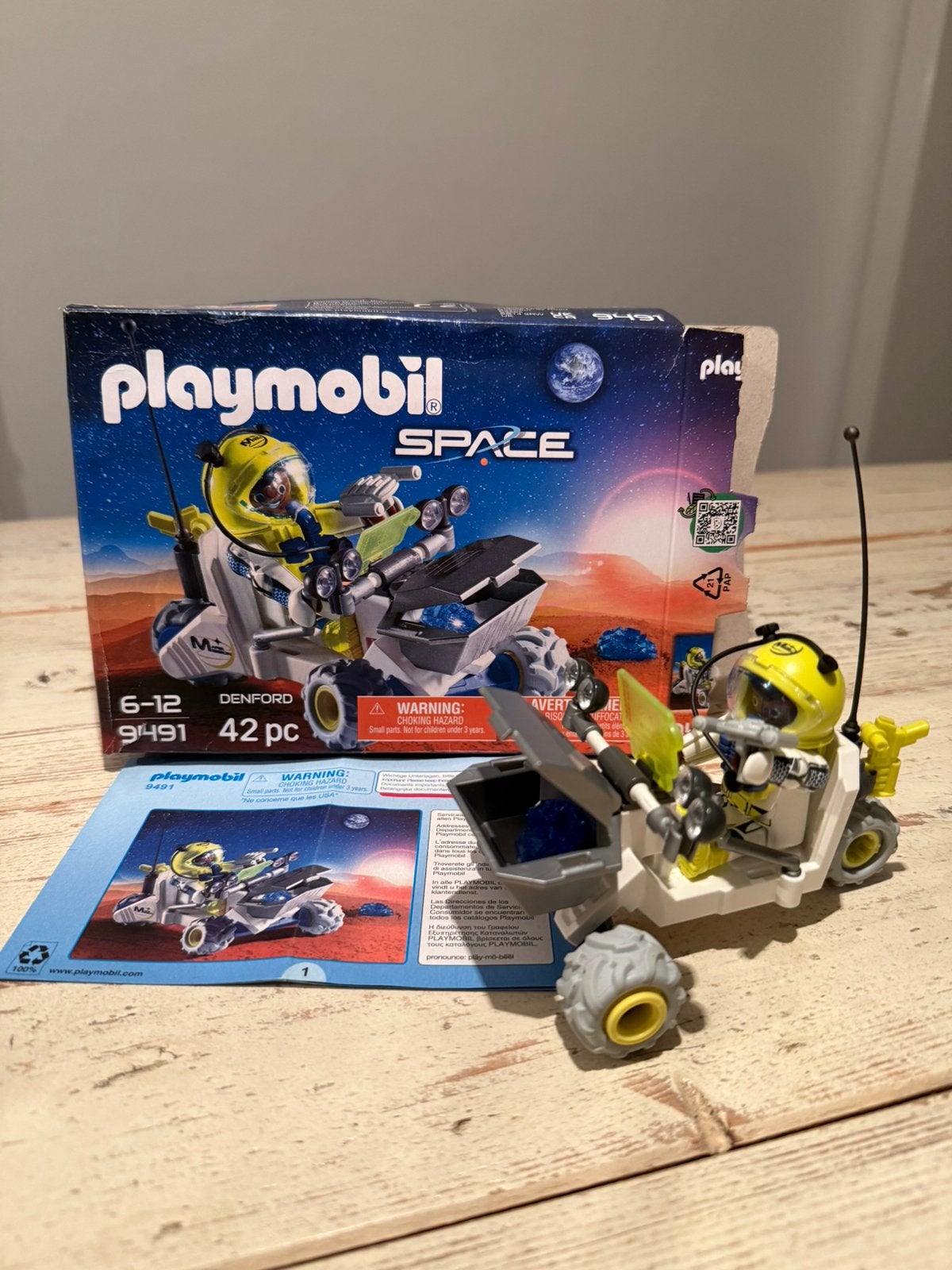 PLAYMOBIL space mars-trike - 9491, Complete set, Voertuig, Ophalen of Verzenden, Zo goed als nieuw