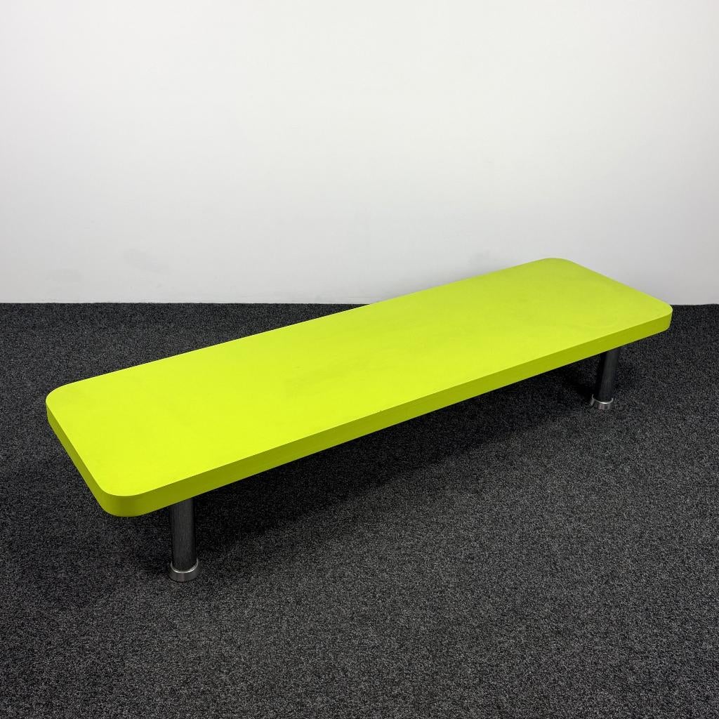 Groene Salontafel - 190 x 55 cm 26191, Ophalen, Gebruikt, 50 tot 100 cm, 150 tot 200 cm