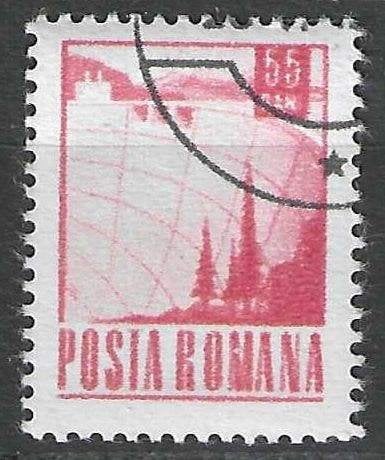 Roemenie 1967/1968 - Yvert 2351A - Post en Verkeer (ST), Verzenden, Overige landen, Gestempeld