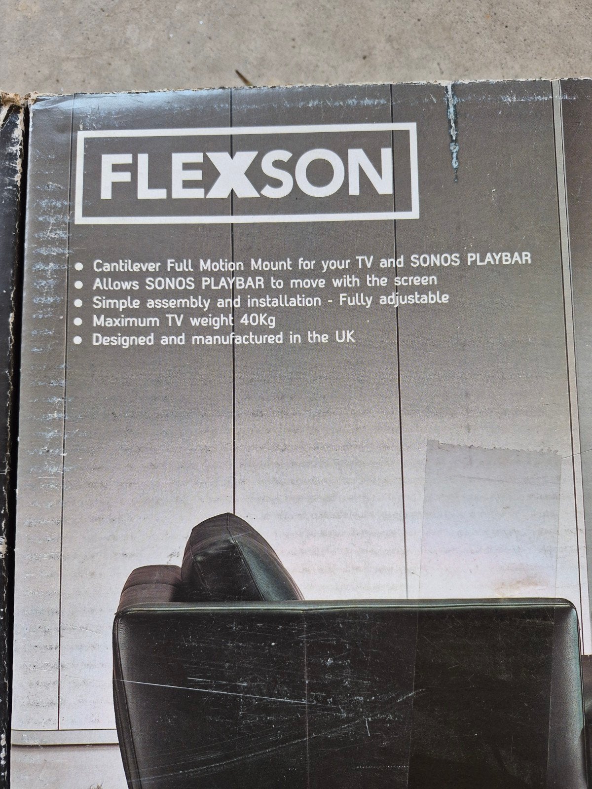Nieuwe Flexson TV-beugel voor Sonos Beam, Nieuw, Minder dan 25 cm, Minder dan 100 cm, Metaal