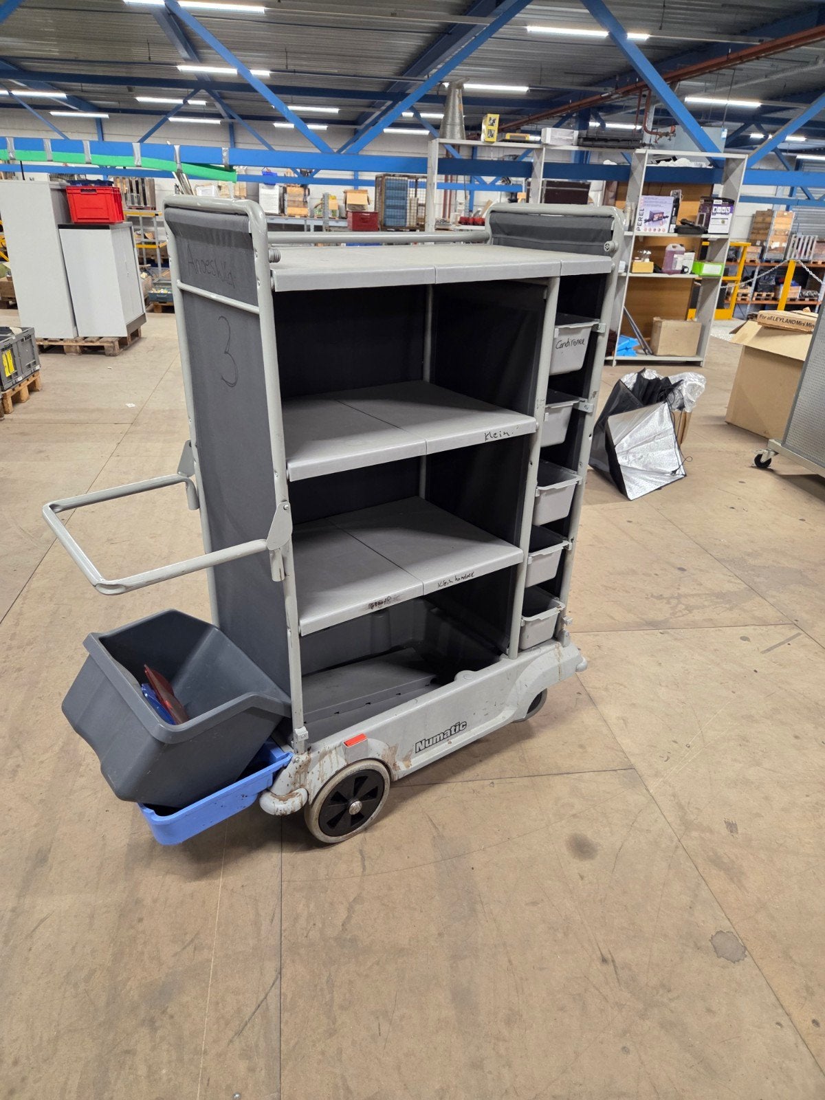Numatic Schoonmaakwagen met opbergruimte, Ophalen of Verzenden