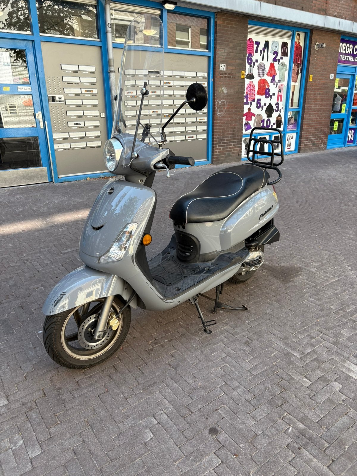 Sym fiddle 2 50cc 2017 geel kenteken, Ophalen, Gebruikt, Maximaal 45 km/u, Benzine