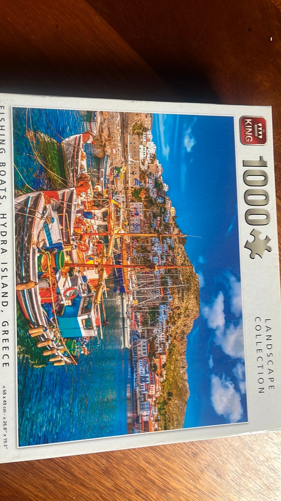 King puzzle puzzel Landscape collection 1000 stuk, Ophalen of Verzenden, 500 t/m 1500 stukjes, Zo goed als nieuw