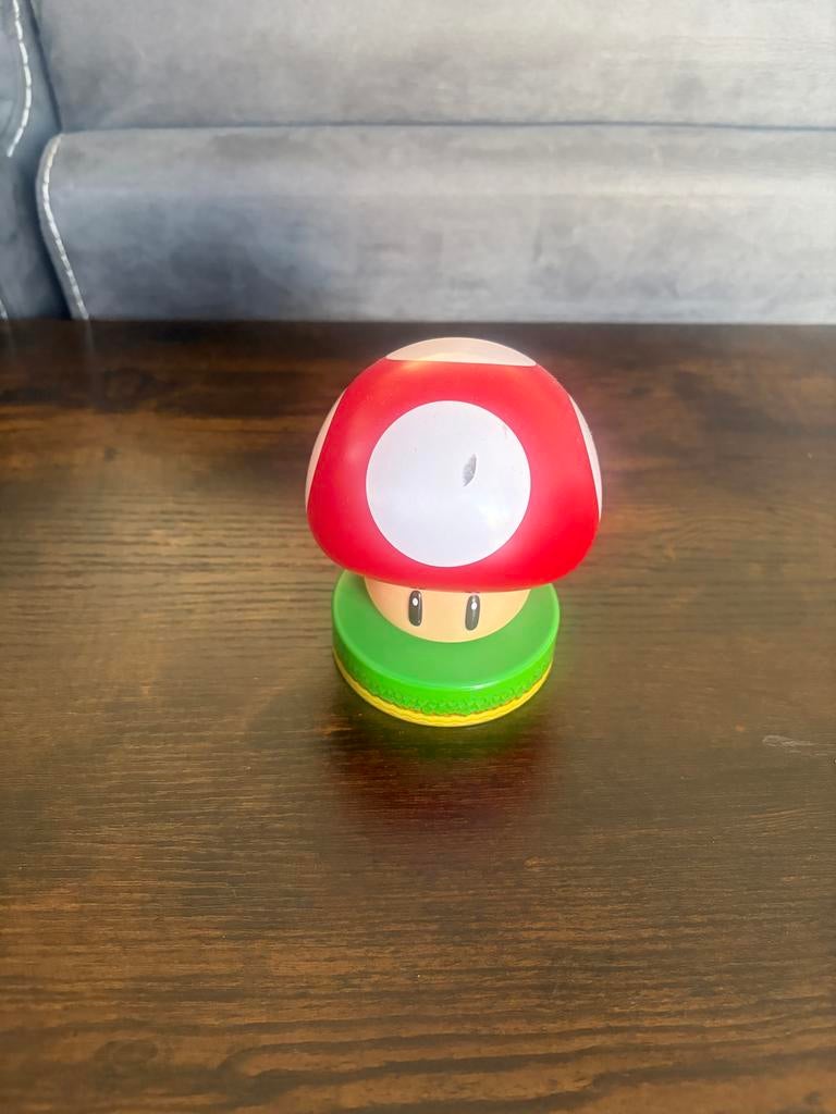 Super Mario Paddestoel Lamp - Sfeervolle Verlichting, Ophalen of Verzenden, Gebruikt