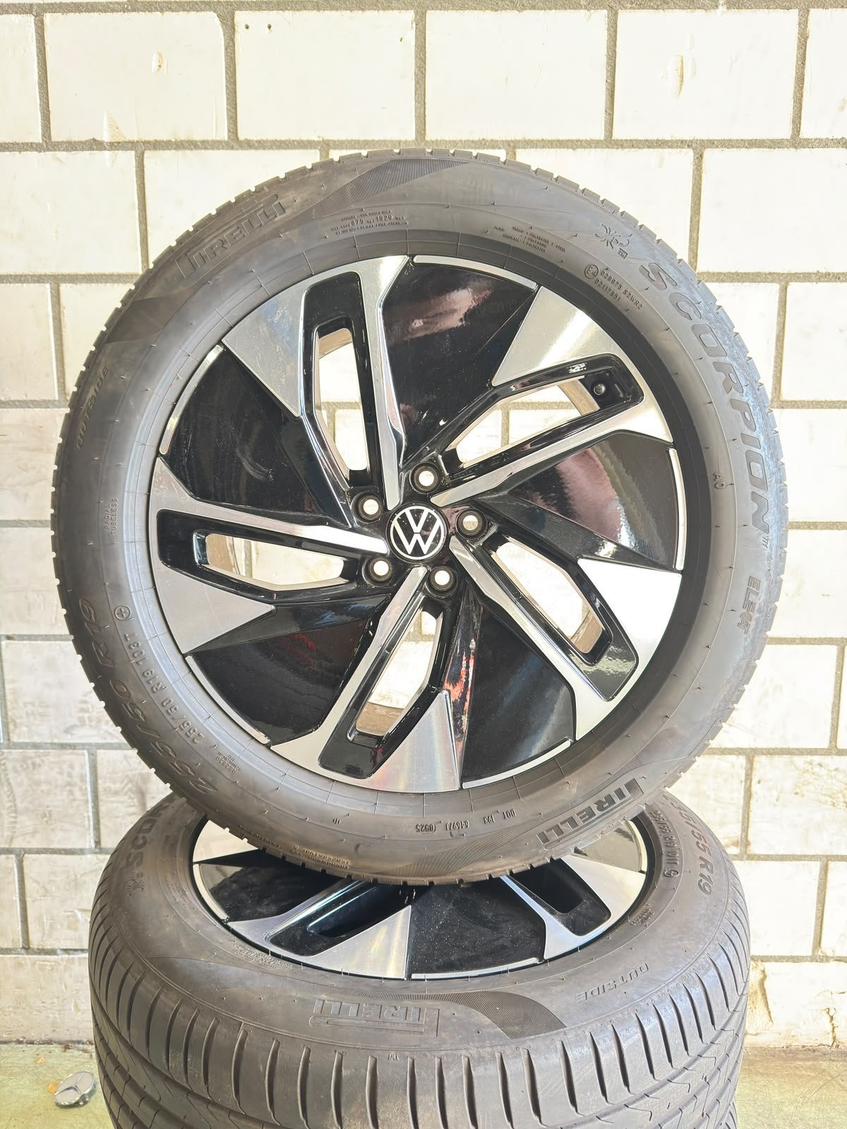 Vw velgen, Auto-onderdelen, 19 inch, Gebruikt, 255 mm, Velg(en)