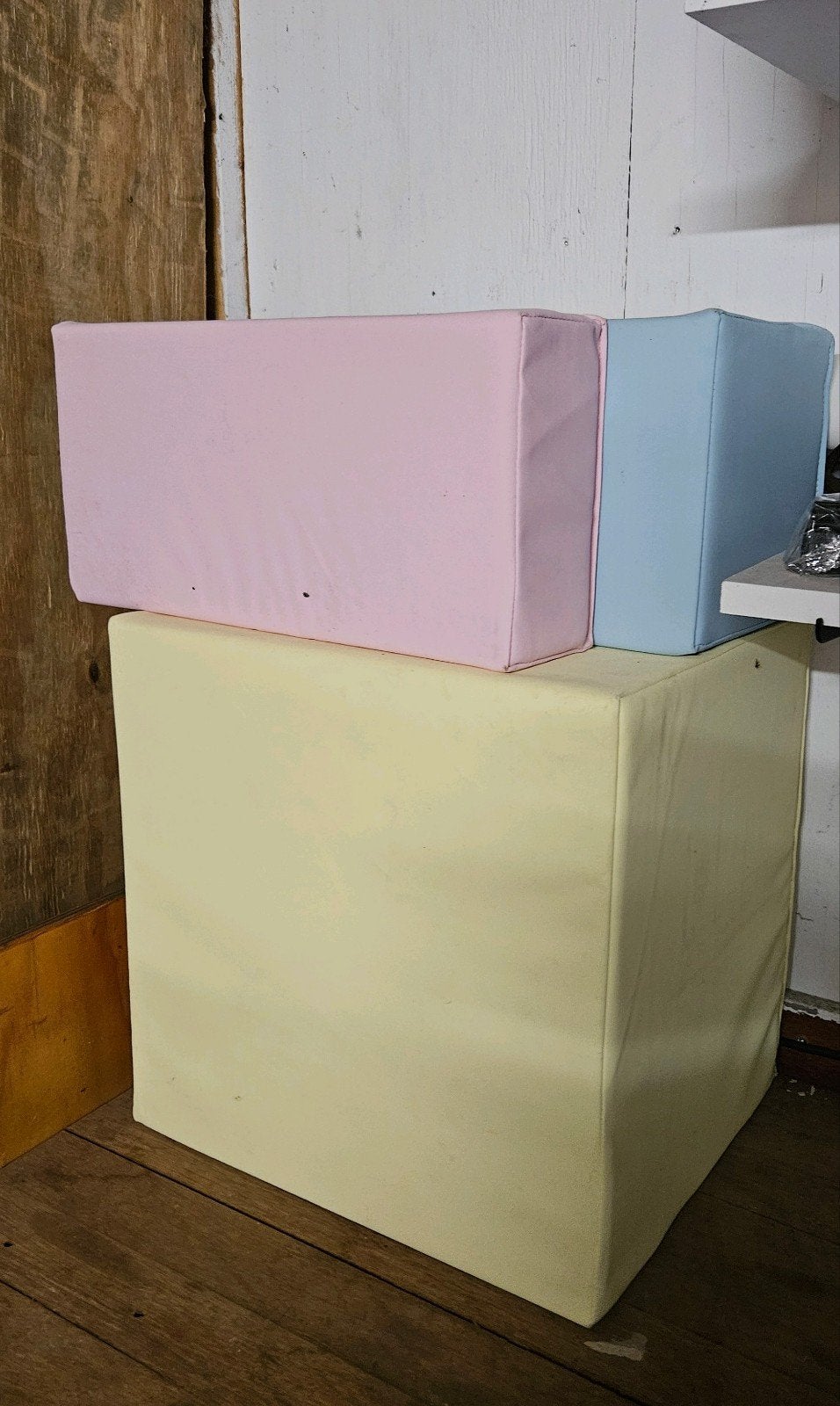 Zachte schuimblokken voor kinderen - pastelkleuren, Kinderen en Baby's, Ophalen of Verzenden, Gebruikt, Overige merken