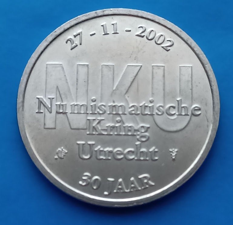 Penning Numismatische Kring Utrecht - 2002, Postzegels en Munten, Verzenden, Overige materialen, Nederland