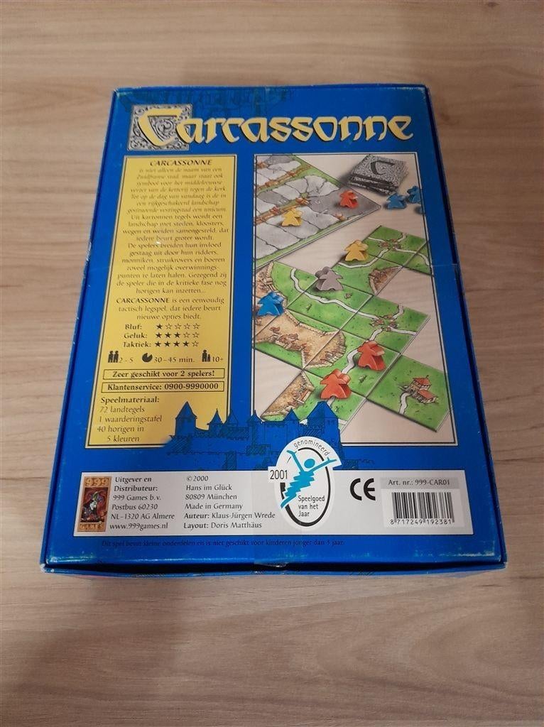Carcassonne - 999 games - s4106, Verzenden, Zo goed als nieuw