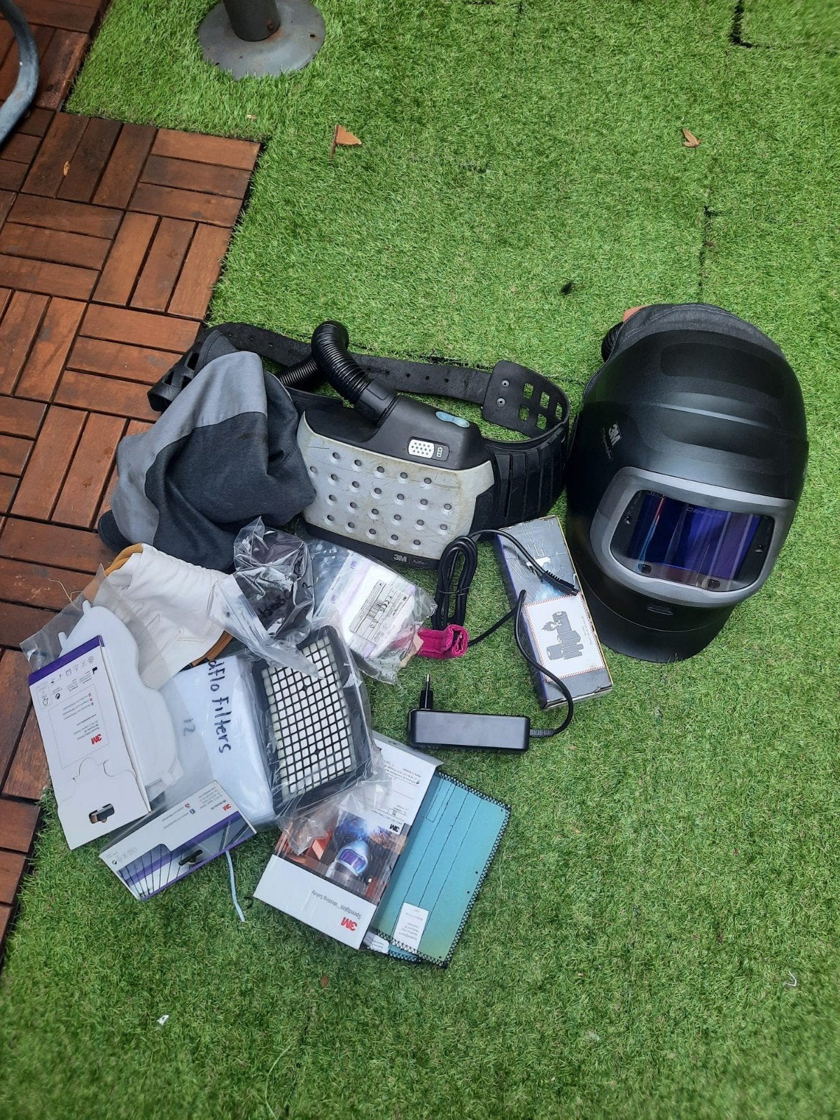 Speedglas Lashelm G5-01 met adflo motorunit, Ophalen of Verzenden