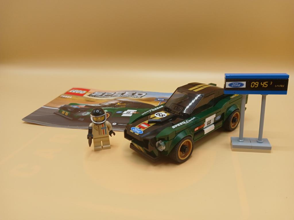 Lego Speed Champions, 75884 Ford Mustang Fastback. **ZGAN**, Lego, Complete set, Speed Champions, Ophalen of Verzenden