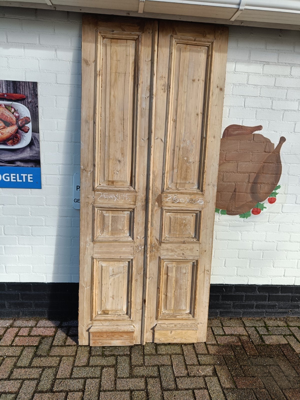 Paneeldeuren kastdeuren oude deuren, Ophalen