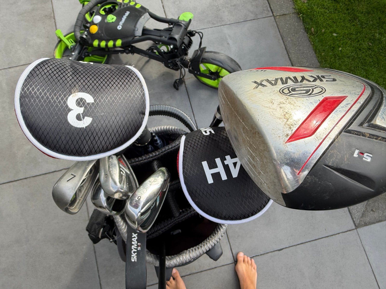 Foto 7 van Complete golfset met tas en trolley - Skymaster