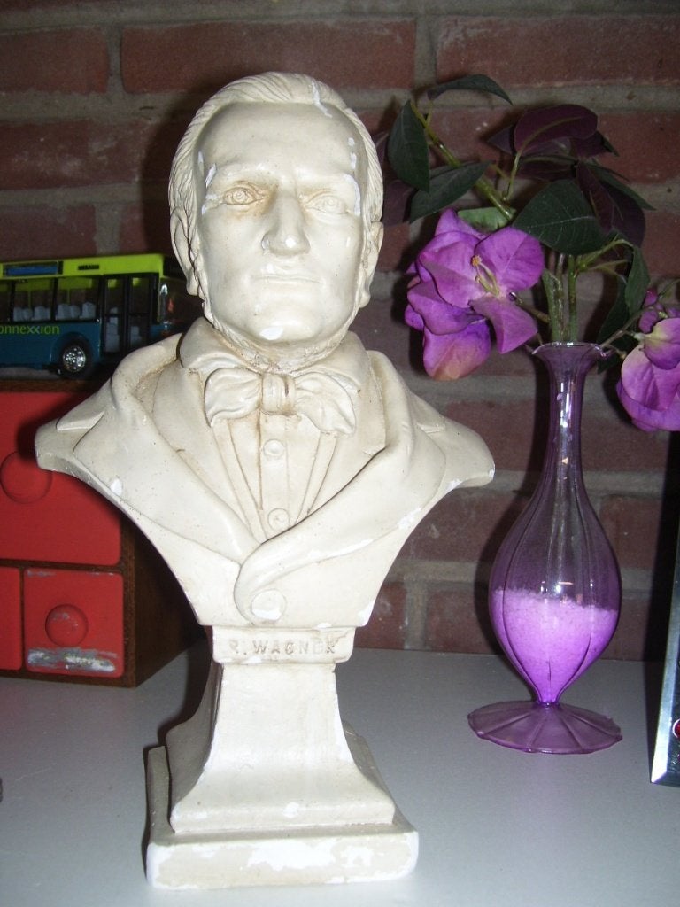 BEELD RICHARD WAGNER, Verzamelen, Beelden en Beeldjes, Ophalen of Verzenden, Zo goed als nieuw, Mens