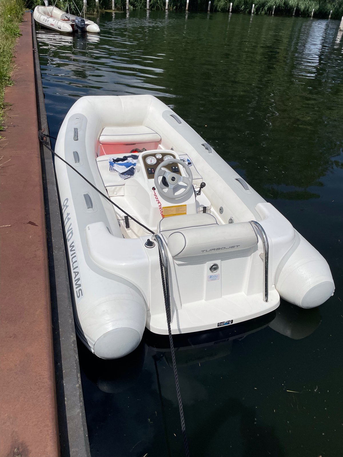 Williams Turbojet 325 Bijboot / Tender van 2009, Watersport en Boten, Gebruikt, Stuurconsole, Binnenboordmotor, Benzine