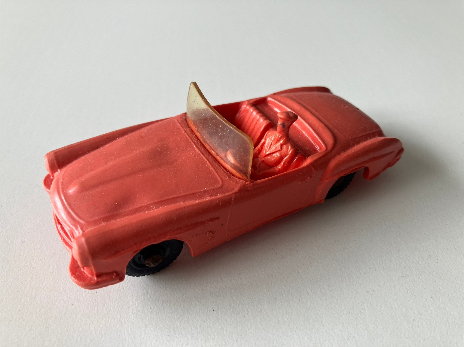 Tomte vintage rubber Mercedes auto 1962, Verzenden, Zo goed als nieuw, Auto