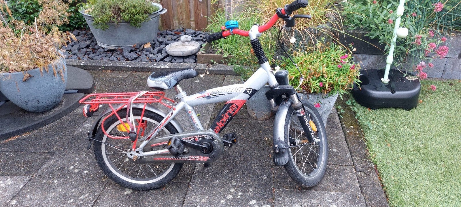 Alpina yabber jongensfiets 16 inch, Ophalen, Gebruikt, Alpina  yabber