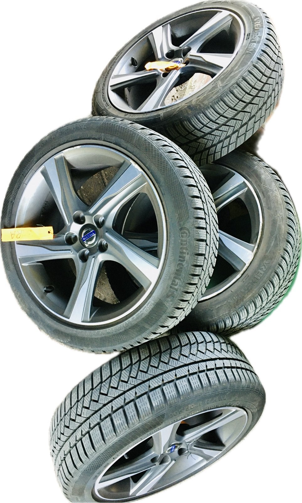 17” Volvo IXION velgen (met winterbanden), Ophalen