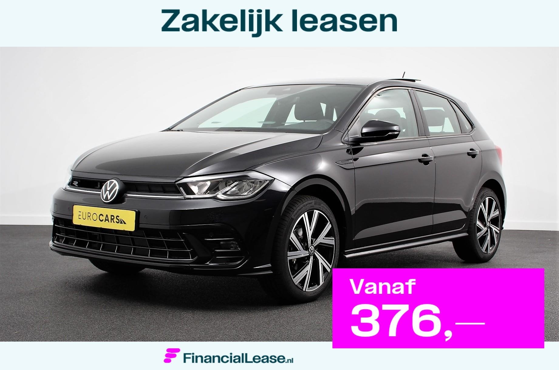 Volkswagen Polo 1.0 TSI DSG R-Line Panorama dak Navigatie Ap, Stof, Gebruikt, Euro 6, 95 pk