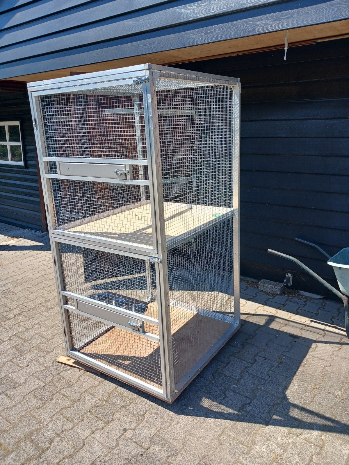 voliere kooi aluminium, Dieren en Toebehoren, Vogels | Hokken en Kooien, Ophalen, Aluminium, Volière