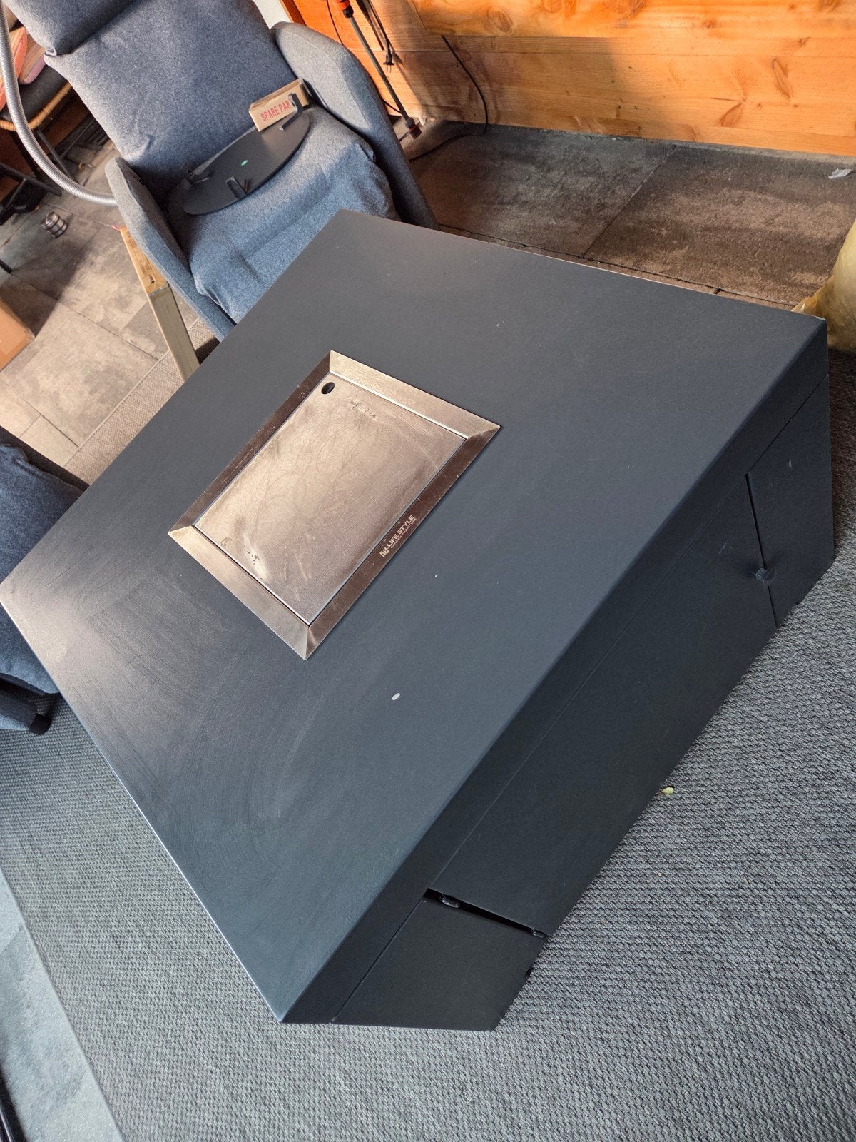 vuurtafel zgan, Ophalen, Zo goed als nieuw