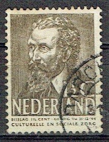 Nederland 1939 nr. 318 Matthijs Maris Schilder gest, Verzenden, Gestempeld, Overige thema's