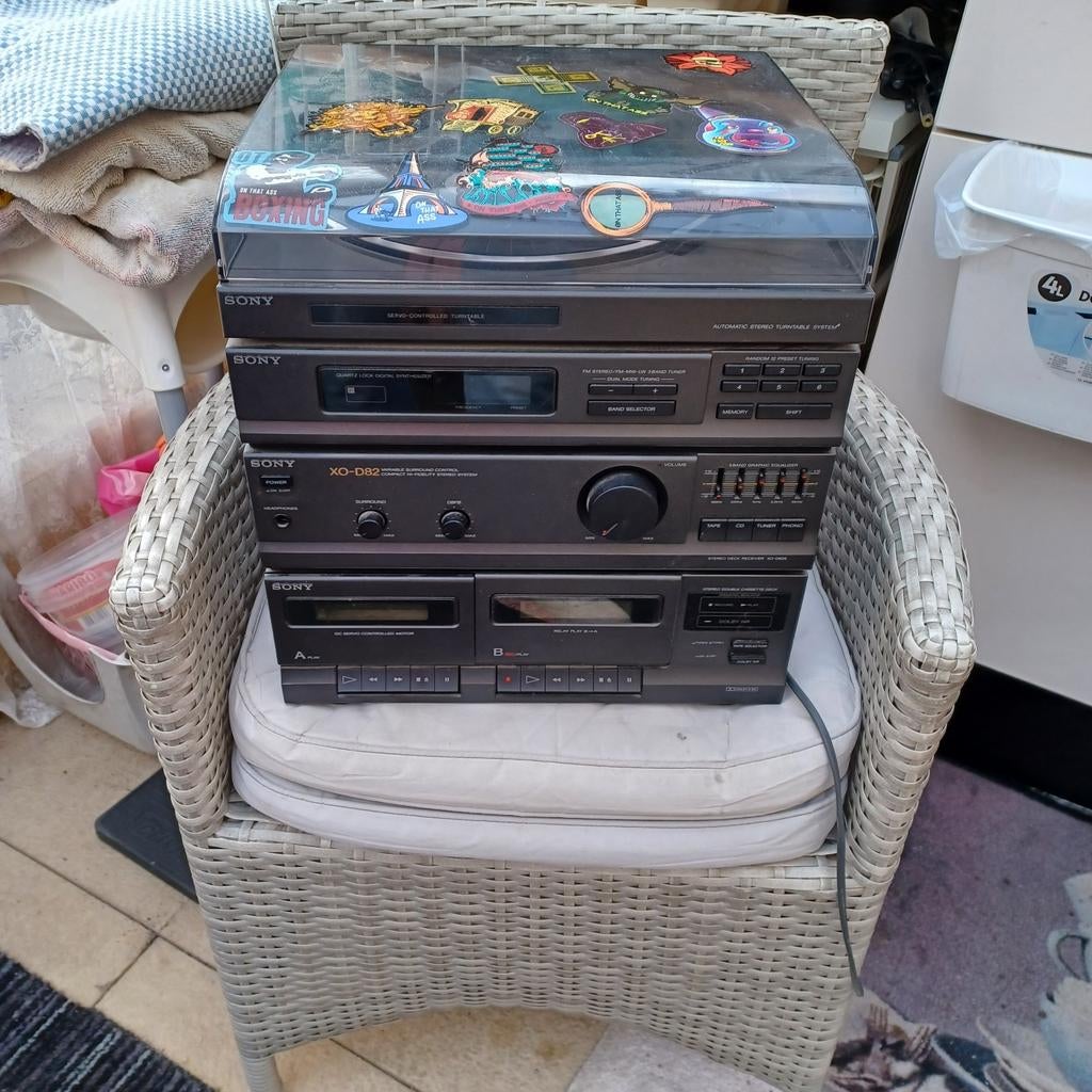 Sony stereotorentje met platenspeler/pick-up 10€, Ophalen of Verzenden, Sony