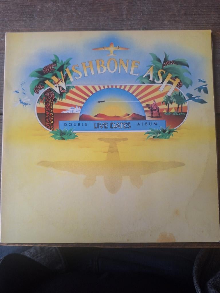 Wishbone Ash - Live Dates Dubbel (1973) Italy, Dubbel-LP, Ophalen of Verzenden, Gebruikt, 12 inch