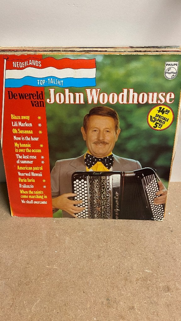 John Woodhouse - De Wereld Van John Woodhouse LP, Cd's en Dvd's, LP, Gebruikt, Overige genres, Ophalen of Verzenden