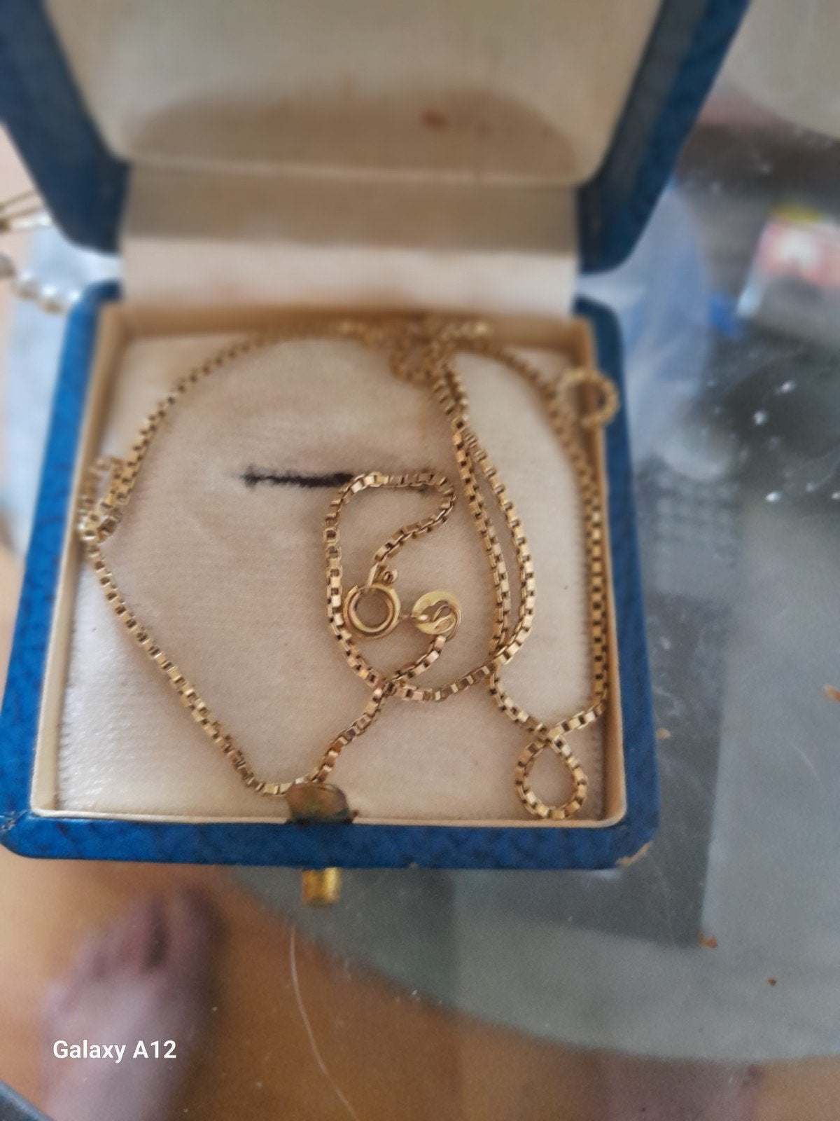 586 Venetiaans Gouden Ketting - 6 gram, Sieraden, Tassen en Uiterlijk, Kettingen, Ophalen of Verzenden, Gebruikt, Goud, Goud