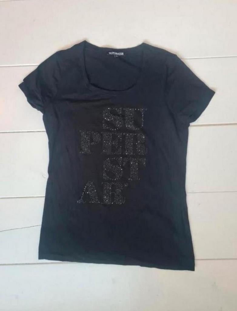 T-shirt van SPS Superstar, maat M, Kleding | Dames, Maat 38/40 (M), Zwart, Ophalen of Verzenden, Zo goed als nieuw