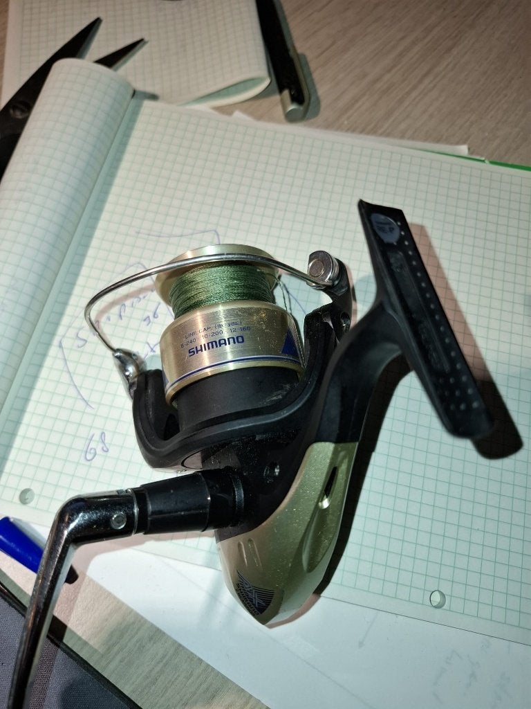 TK: Shimano (spin)molen, Ophalen of Verzenden, Zo goed als nieuw, Molen