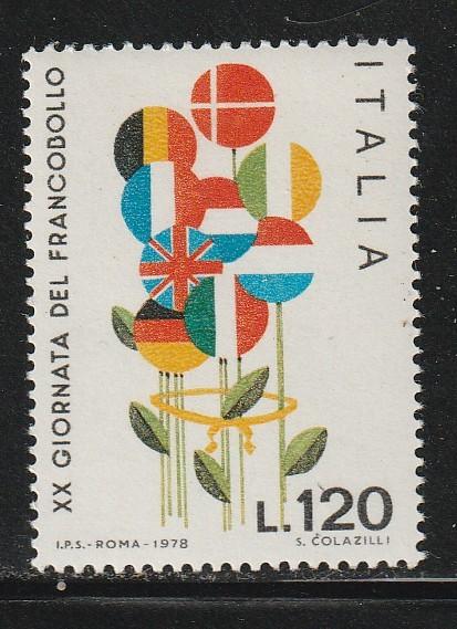 Verenigd Europa 1978 - Italië - Vlaggen, Ophalen, Postfris, Overige thema's