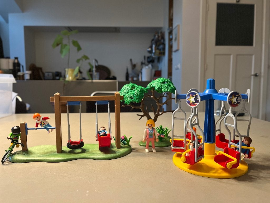 playmobiel speeltuin, Ophalen, Losse onderdelen, Overige typen, Zo goed als nieuw