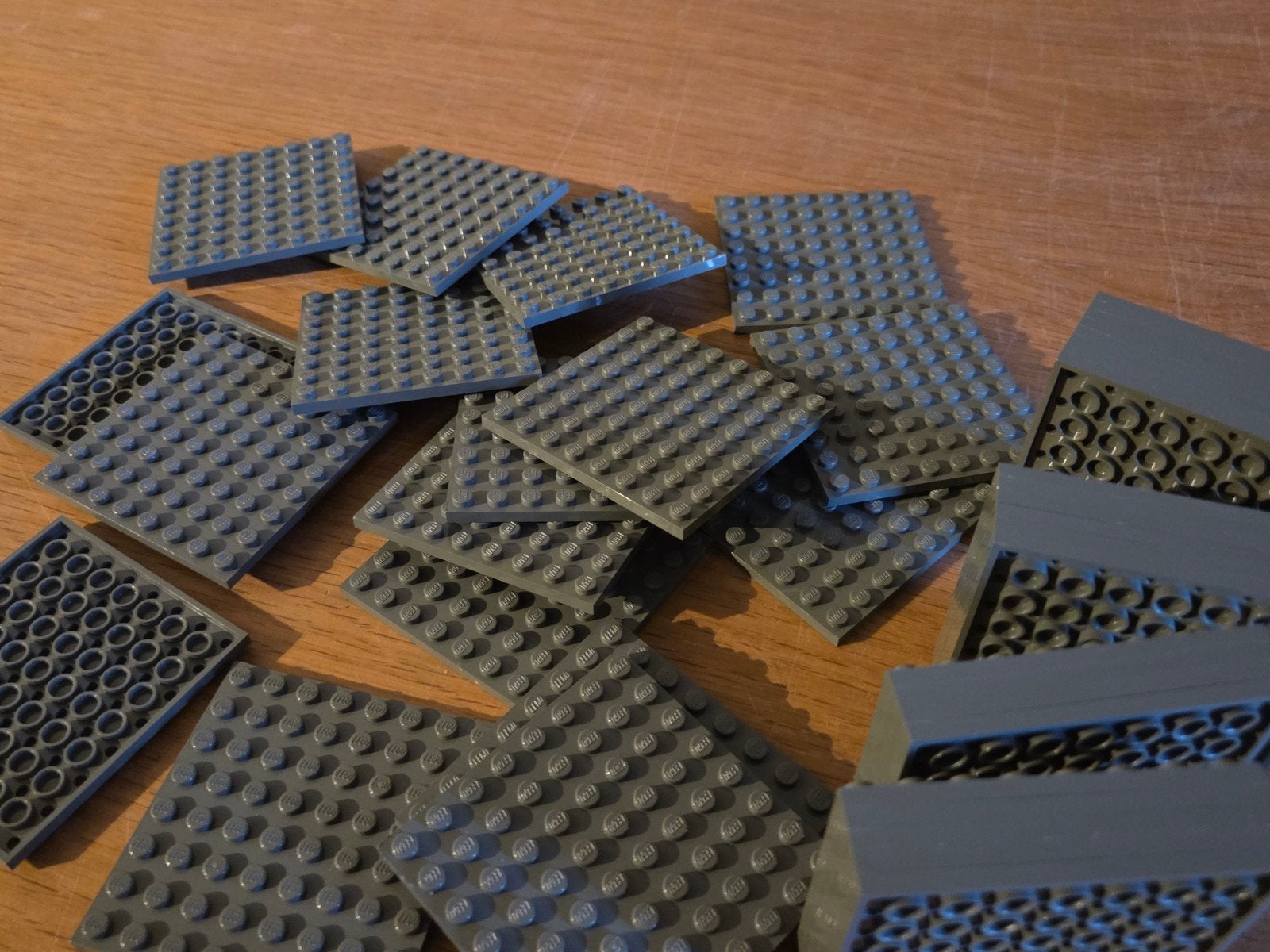 LEGO Dark Gray 8x8 platen (40 stuks), Ophalen of Verzenden, Nieuw
