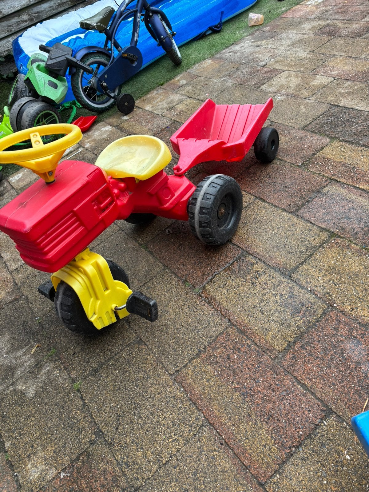 Trap tracktor, Ophalen, Gebruikt