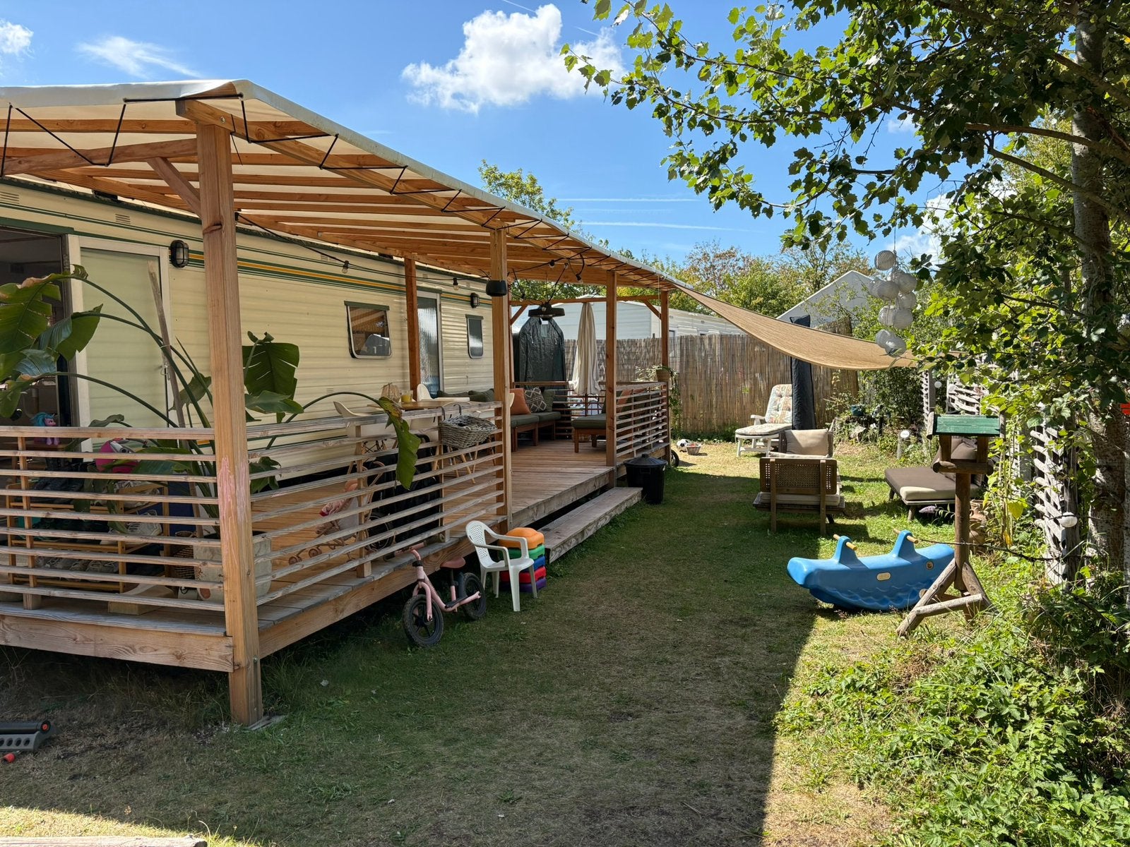 Fijne stacaravan te huur - camping Bakkum